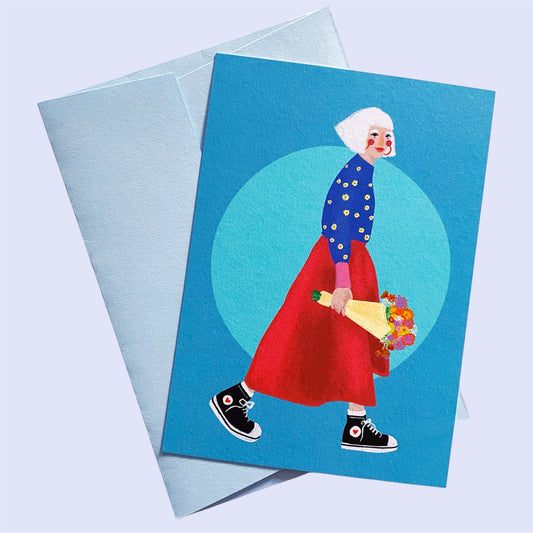 arion illustriert - Postkarte "Blumenstrauss"