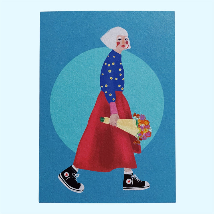 arion illustriert - Postkarte "Blumenstrauss"