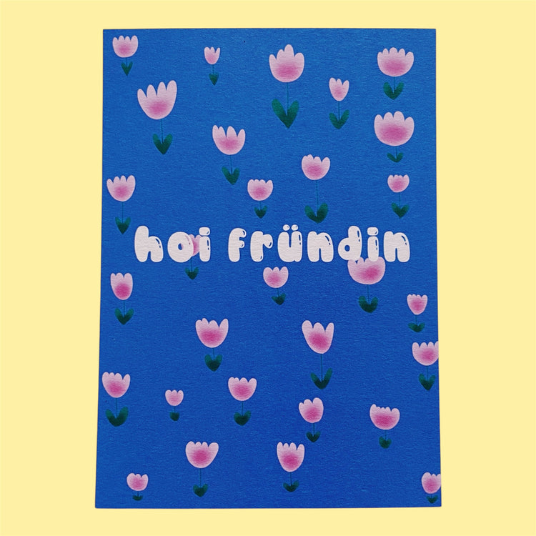 arion illustriert - Postkarte "Hoi Fründin"