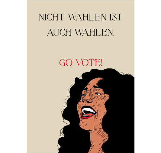 arion illustriert - "GO VOTE"