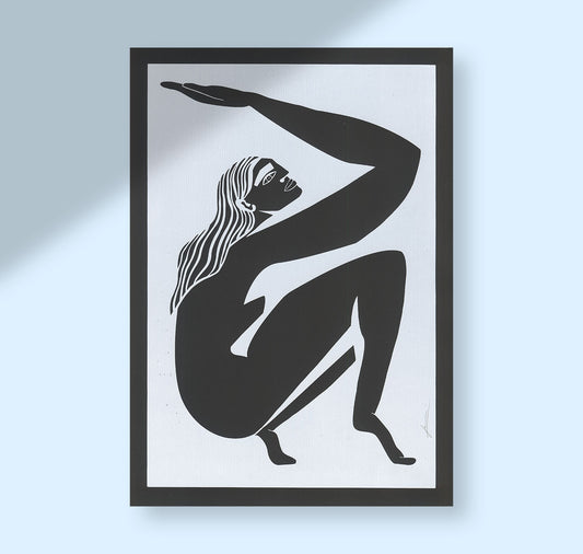 Jeanne Decasper - Poster "Suri" (bianco/nero)