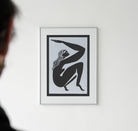 Jeanne Decasper - Poster "Suri" (bianco/nero)