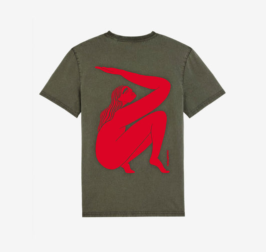 Jeanne Decasper - Maglietta "Suri" (Vintage Khaki)