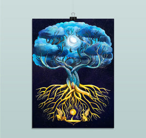 Celine Geser - Plakat "Tree of Live"