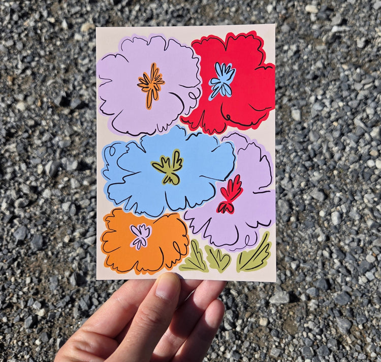 Atelier Gérard - Postkarte "Blumen"