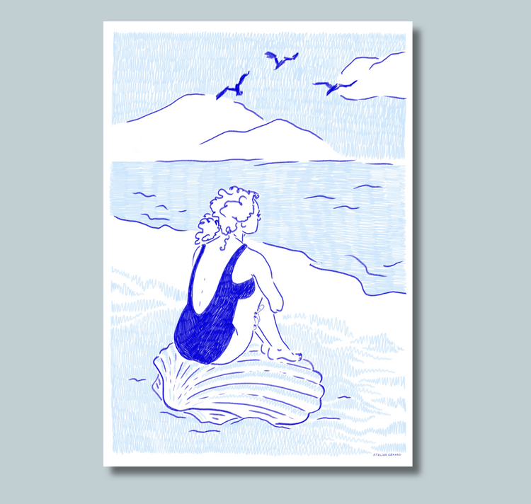 Atelier Gérard - Plakat "Me and the Sea"