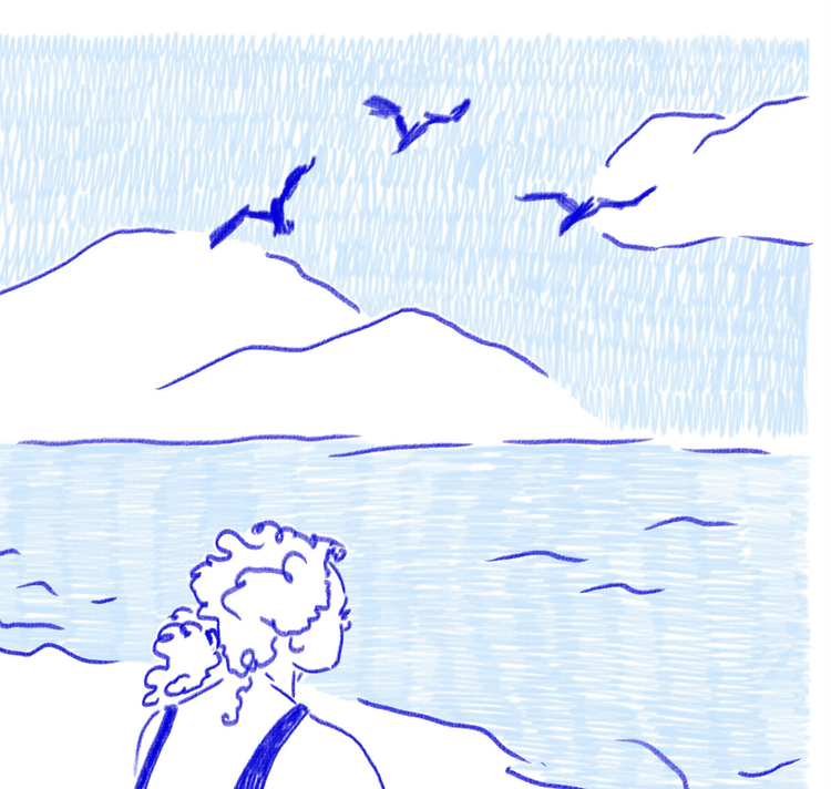 Atelier Gérard - Plakat "Me and the Sea"