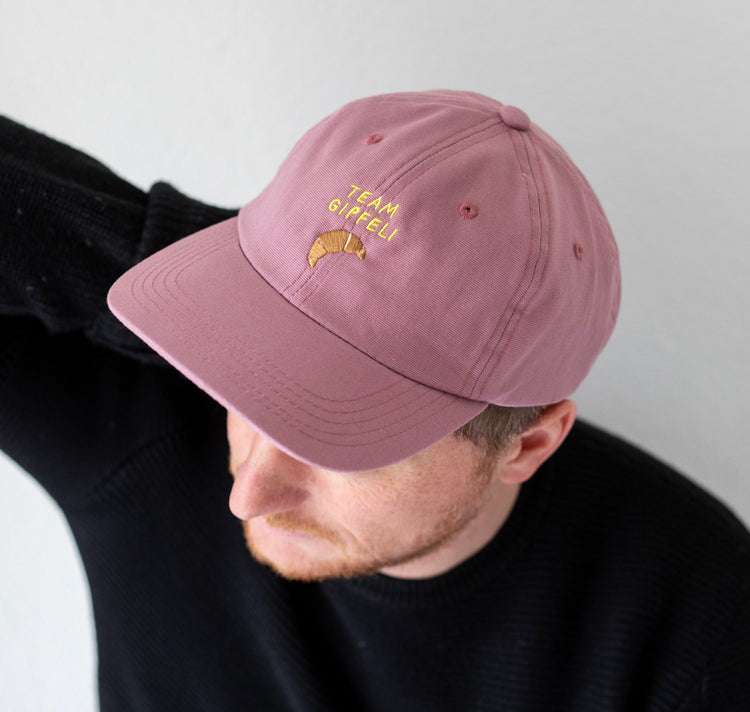 Atelier Goldiger Schlüssel - Casquette "Team Gipfeli" (rose)