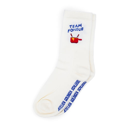 Atelier Goldiger Schlüssel - Sportsocken "Team Fondue"