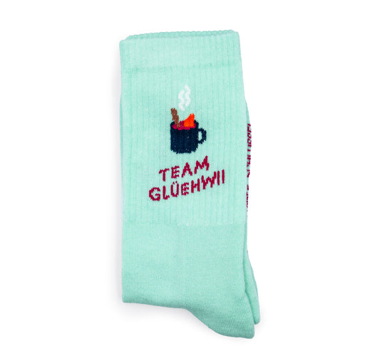 Atelier Goldiger Schlüssel - Sportsocken "Team Glüehwii"