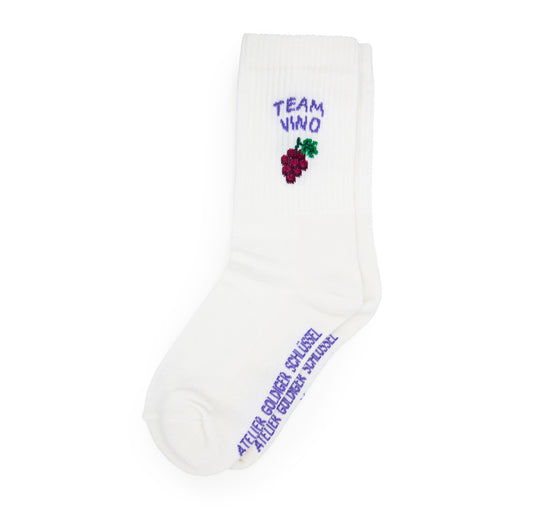 Atelier Goldiger Schlüssel - Chaussettes de sport "Team Vino"