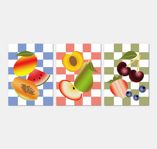 Atelier Langmut - Set di cartoline "Macedonia di frutta"