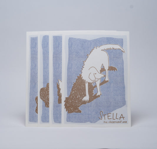 AuxRehli - Plakat-Set "The Gang Member" (blau-gold)