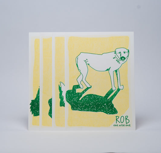 AuxRehli - Plakat-Set "The Gang Member" (gelb-grün)