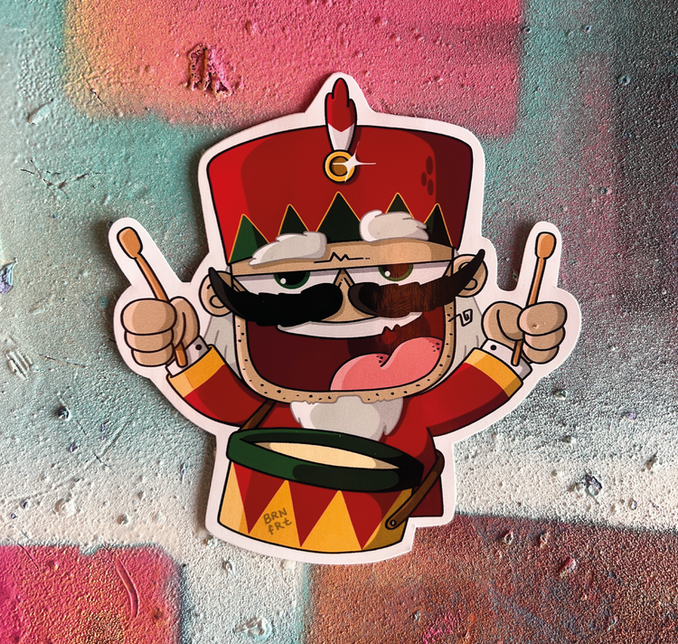 Brainfart - Sticker "Nut Cracker"