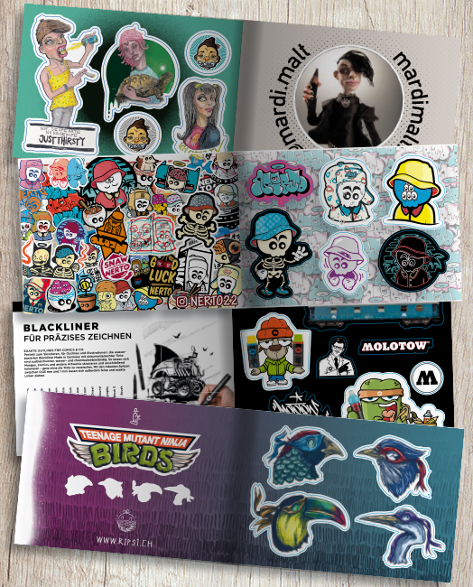 BRAINFART - Stickermagazin Vol. 5