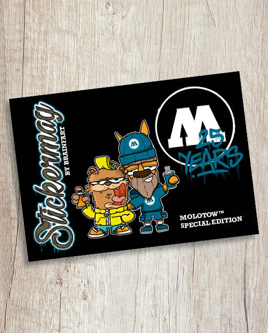 BRAINFART - Stickermagazine Molotow 25 Years