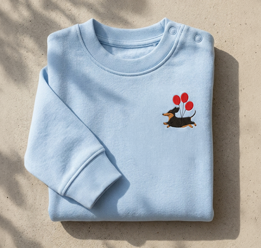 itsybitsy - Babypullover "Liza" (Blau)