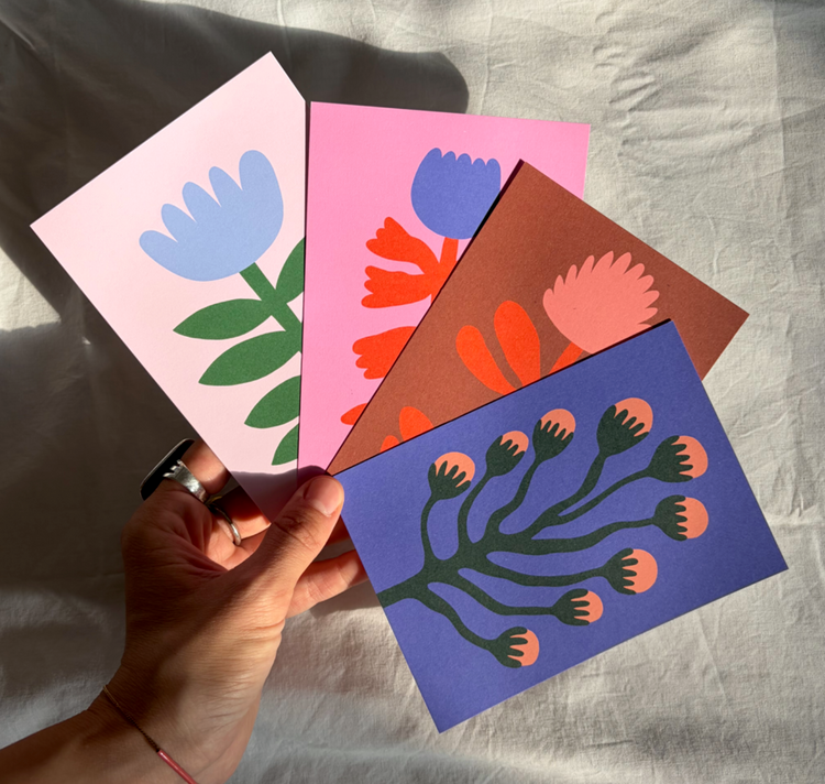 Lena Studer - Postkartenset "Blumen"