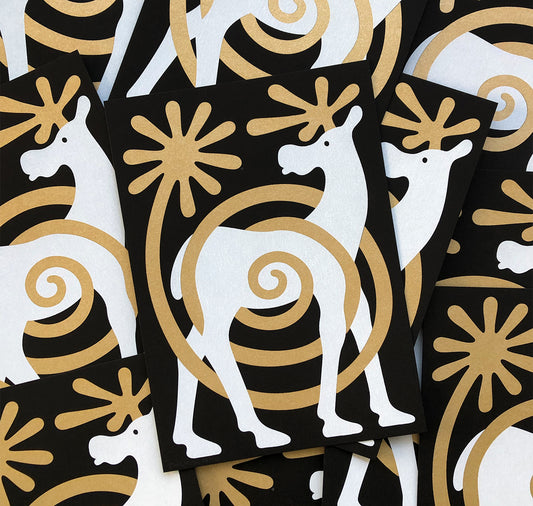 Joël Roth - Postkarte "Elch"