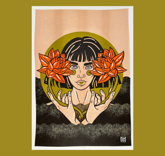 SAFU / Sarah Furrer - Plakat "LOTUS SEASON"