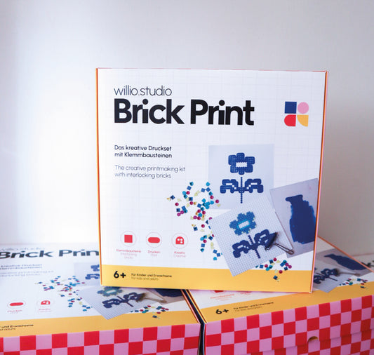 Willio.Studio - Druckset mit Klemmbausteinen "Brick Print"