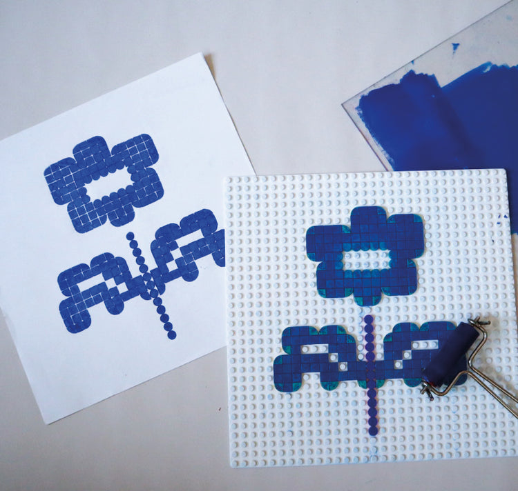 Willio.Studio - Druckset mit Klemmbausteinen "Brick Print"