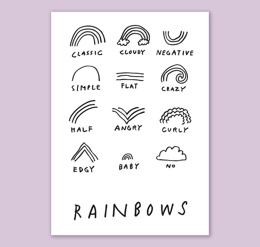 Chrizzy Slater - Plakat "Rainbows"