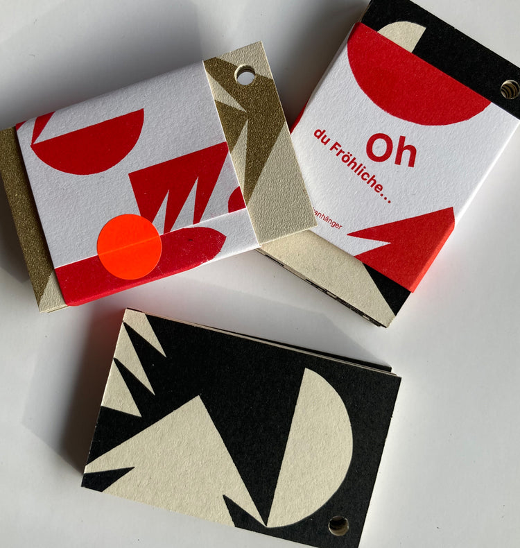 Claudia Wirth - Coffret d'étiquettes cadeaux "OH du Fröhlich!"