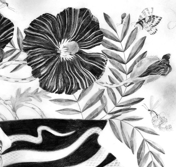 Claudia Wirth - Plakat "Tarot / zwei der Kelche"