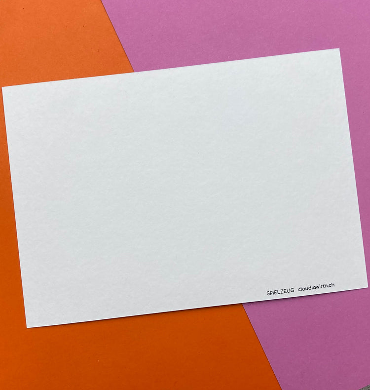 Claudia Wirth - Postkarte "Spielzeug"