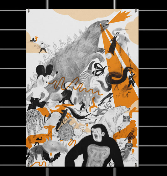Claudia Wirth - Plakat "Bestiarium"