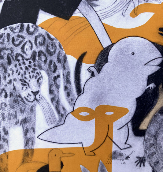 Claudia Wirth - Plakat "Bestiarium"
