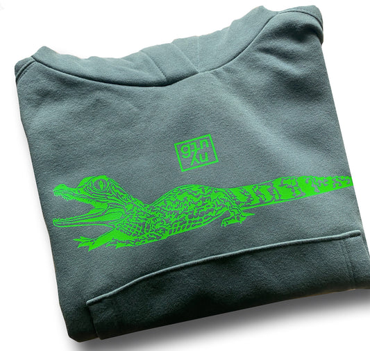 GINNY - Felpa con cappuccio unica per bambini "Baby Crocodile"