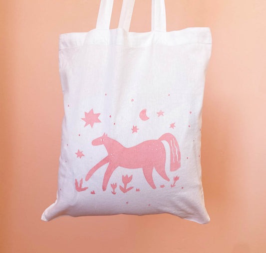 Daria & Patricia - Totebag "Moon Horsey"