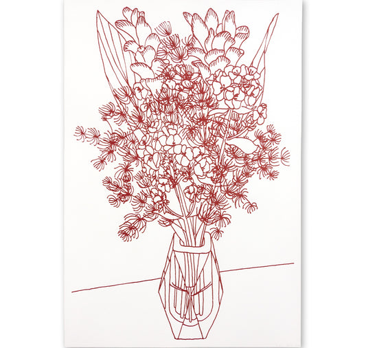 Dario Forlin - Plakat "Blumenvase (1)"