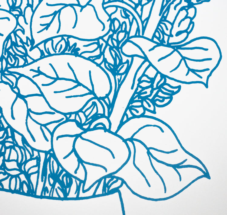 Dario Forlin - Plakat "Blumenvase 2"