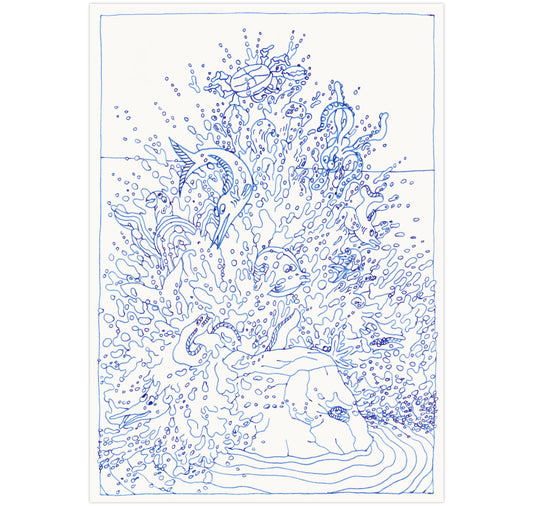 Dario Forlin - Plakat "Brandung"