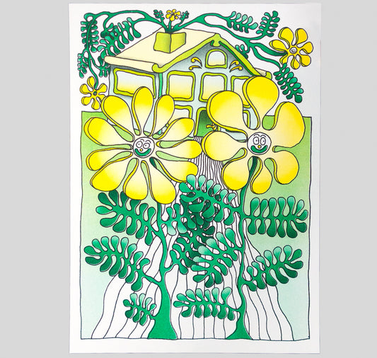 Dario Forlin - Poster "Il mio giardino è una gioia"