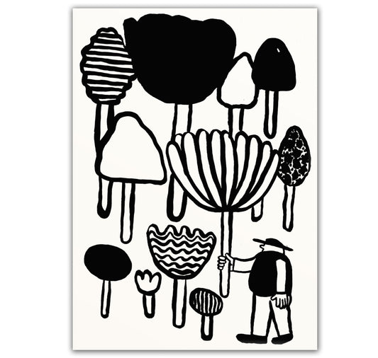Dario Forlin - Plakat "Pilze"