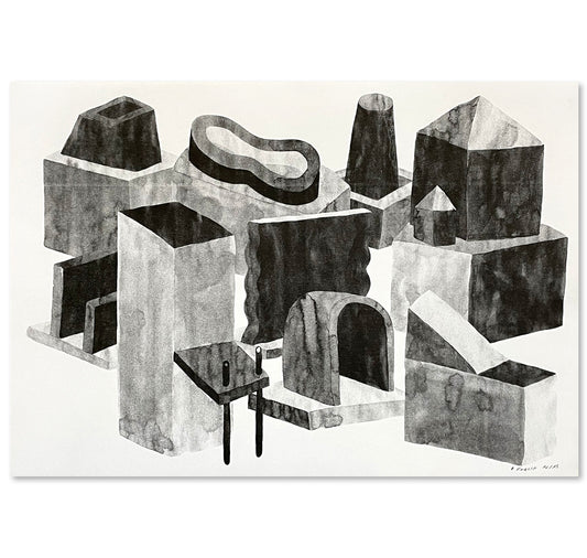 Dario Forlin - Plakat "Stadt 2"