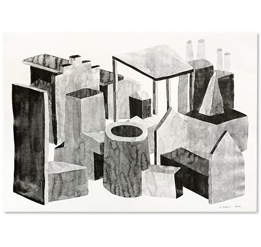 Dario Forlin - Plakat "Stadt 3"