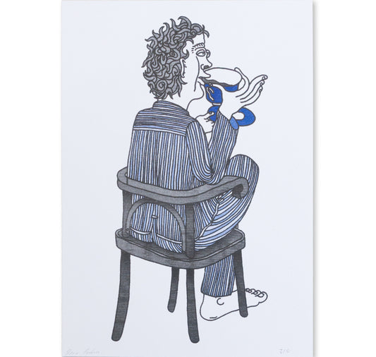 Dario Forlin - Plakat "Teetrinker"