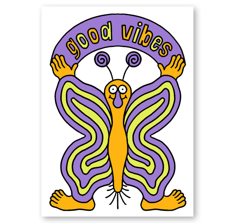Dario Forlin - Sticker "Good Vibes" (3 Stück)