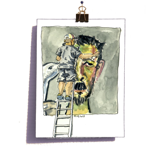 Elias Nell - Postkarte "Graffiti"