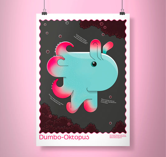 Fabienne Paul - Plakat "Dumbo-Oktopus"