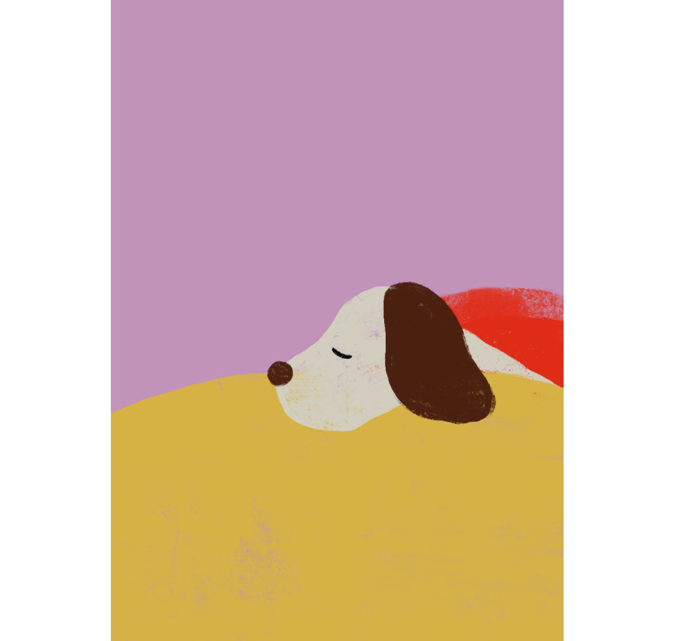 Framboise e Ketchup - Cartolina "Stanco come un cane"