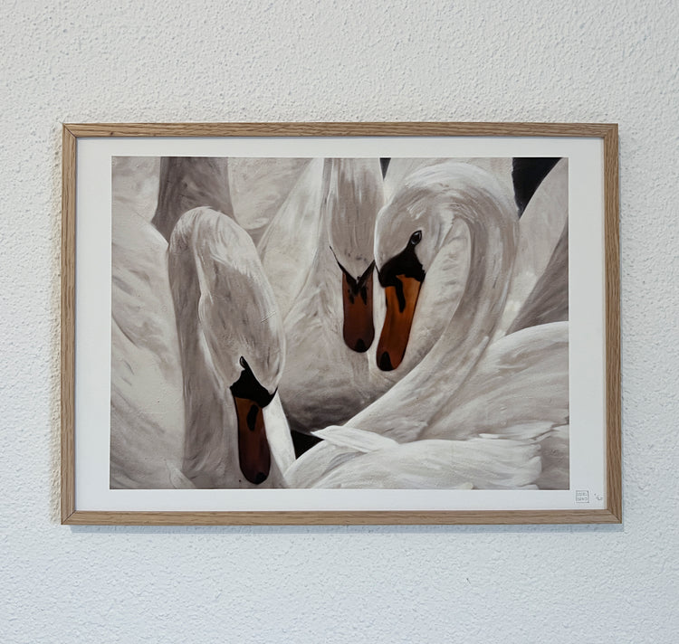 Lionel David - Fine Art Print "Swan"