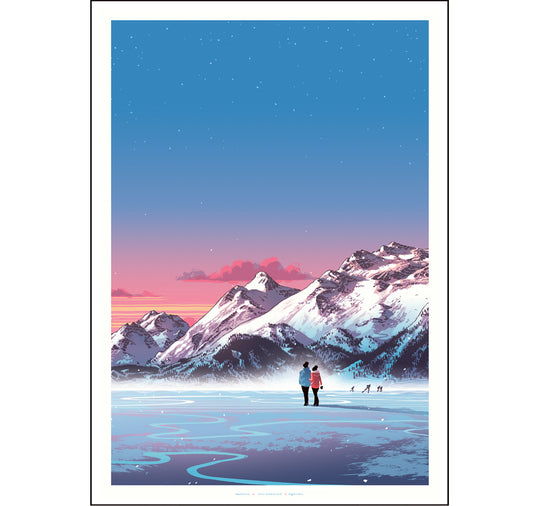 Benjamin Güdel - Plakat "Engadin - Silsersee"