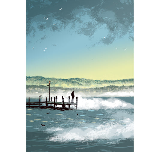 Benjamin Güdel - Plakat "Im Wind"